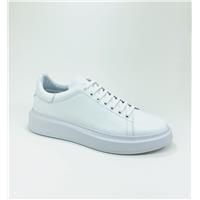 Erkek Deri Sneaker Ayakkabı Beyaz