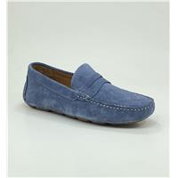 Hakiki Deri loafer Mavi Ayakkabı M-2022
